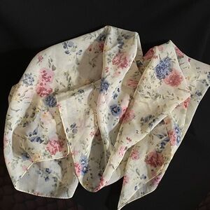 Floral Patterned Scarf